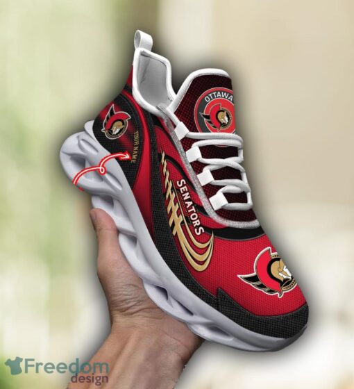 NHL Team Logo Ottawa Senators Running Shoes Max Soul Shoes For Men Women Custom Name Product Photo 4