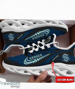 NHL Team Logo Seattle Kraken Running Shoes Max Soul Shoes For Men Women Custom Name Product Photo 2