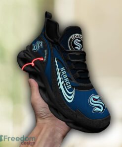 NHL Team Logo Seattle Kraken Running Shoes Max Soul Shoes For Men Women Custom Name Product Photo 4