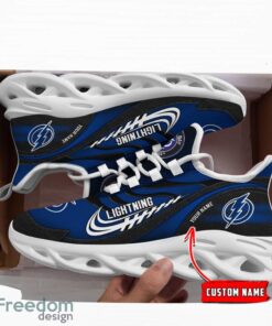 NHL Team Logo Tampa Bay Lightning Running Shoes Max Soul Shoes For Men Women Custom Name Product Photo 3