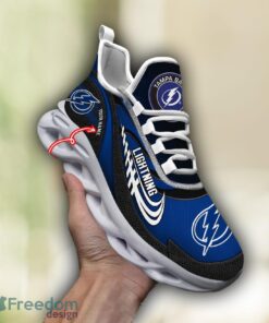 NHL Team Logo Tampa Bay Lightning Running Shoes Max Soul Shoes For Men Women Custom Name Product Photo 1