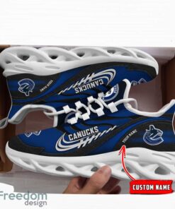 NHL Team Logo Vancouver Canucks Running Shoes Max Soul Shoes For Men Women Custom Name Product Photo 3