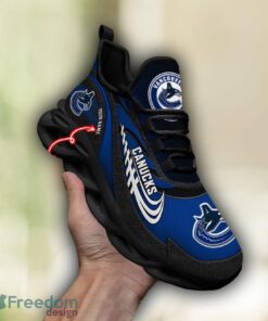 NHL Team Logo Vancouver Canucks Running Shoes Max Soul Shoes For Men Women Custom Name Product Photo 4