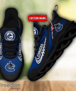 NHL Team Logo Vancouver Canucks Running Shoes Max Soul Shoes For Men Women Custom Name Product Photo 5