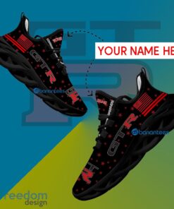 Nissan Gtr Car Racing Chunky Sneaker Emblematic Custom Name Gift Max Soul Shoes USA Flag Star New For Fans - Nissan Gtr Car Racing Running Shoes New Trending Personalized Photo 1