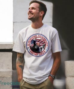 No Hesitation No Surrender President Trump Shooting 2024 Shirt Product Photo 2