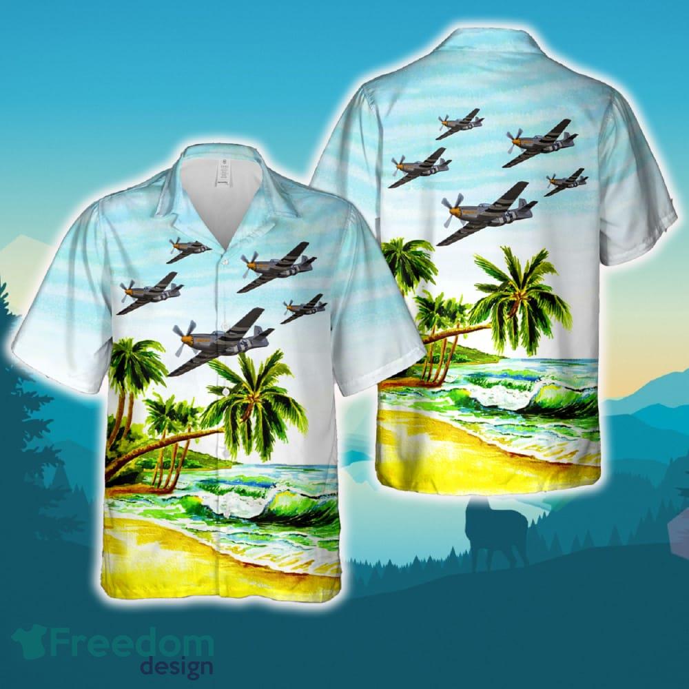 North American P 51D Mustang Little Horse Hawaiian Shirt image North American P-51D Mustang Little Horse Hawaiian Shirt - North American P-51D Mustang Little Horse Hawaiian Shirt