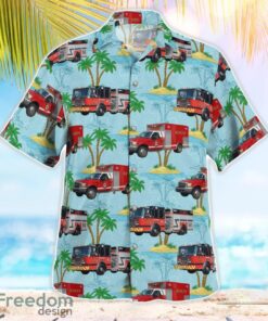 North Carolina Black Mountain Fire Department Beach Hawaiian Shirt Product Photo 2