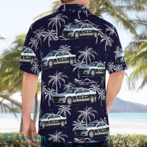 North Carolina Highway Patrol Dodge Charger sedan 3D Summer Aloha Hawaiian Shirt Product Photo 2