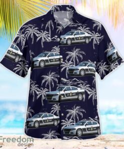 North Carolina Highway Patrol Dodge Charger sedan 3D Summer Aloha Hawaiian Shirt Product Photo 3