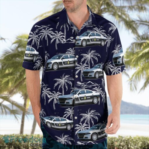 North Carolina Highway Patrol Dodge Charger sedan 3D Summer Aloha Hawaiian Shirt Product Photo 4