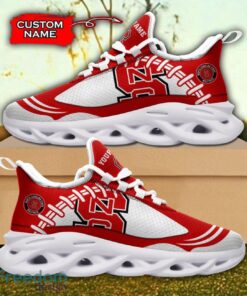 North Carolina State Wolfpack NCAA Max Soul Shoes Big Logo And Custom Name Sneakers For Men Women Product Photo 2