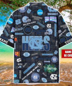 North Carolina Tar Heels Logo Hawaiian Shirt For Fans Trending Beach Shirt Custom Name Product Photo 2