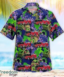 North Fond Du Lac, Wisconsin, North Fond du Lac Fire Department Hawaiian Shirt Beach Summer Shirt Product Photo 2