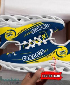 North Queensland Cowboys NRL Max Soul Shoes Sneakers Sport Gift For Fans Running Shoes Custom Name Product Photo 3