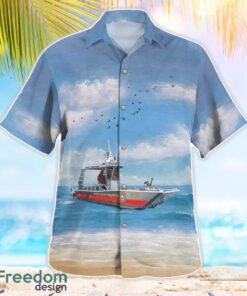 North River Fire District Fireboat Hawaiian Shirt Beach Summer Shirt Product Photo 3