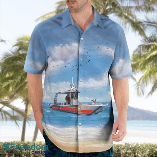 North River Fire District Fireboat Hawaiian Shirt Beach Summer Shirt Product Photo 4