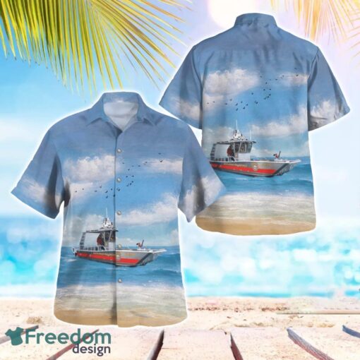 North River Fire District Fireboat Hawaiian Shirt Beach Summer Shirt Product Photo 1