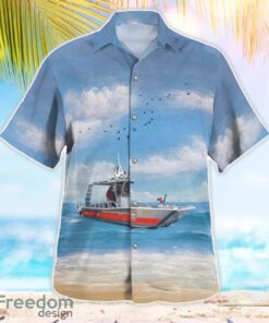 North River Fire District Fireboat Hawaiian Shirt Beach Summer Shirt Hawaiian Shirt Beach Summer Shirt Product Photo 3