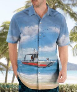 North River Fire District Fireboat Hawaiian Shirt Beach Summer Shirt Hawaiian Shirt Beach Summer Shirt Product Photo 4