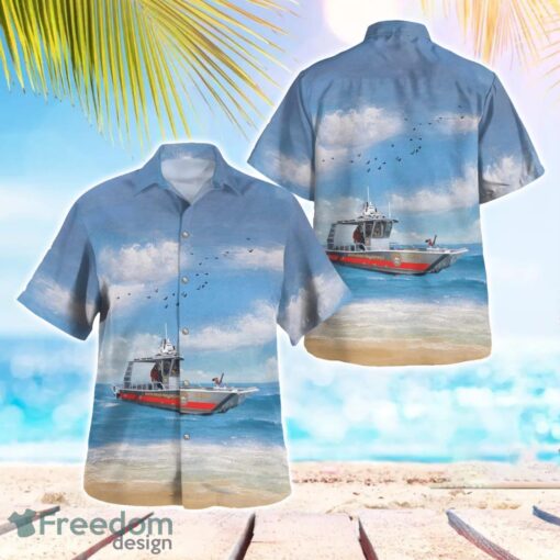 North River Fire District Fireboat Hawaiian Shirt Beach Summer Shirt Hawaiian Shirt Beach Summer Shirt Product Photo 1