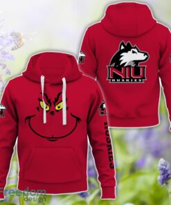 Northern Illinois Huskies Grinch Face All Over Printed 3D T-Shirt Sweatshirt Hoodie Product Photo 1