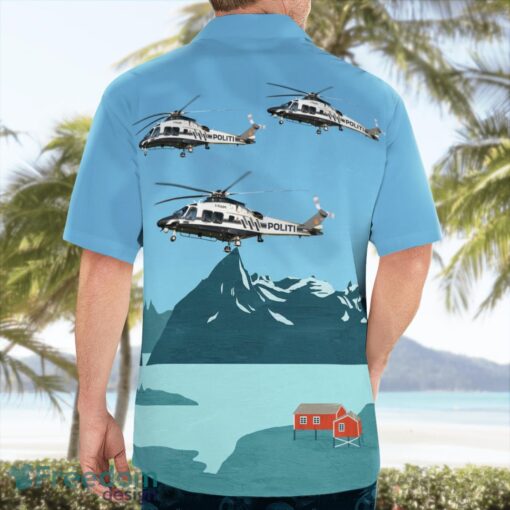 Norway - Police AgustaWestland AW-169 Beach Hawaiian Shirt Gift For Summer Holiday Product Photo 2