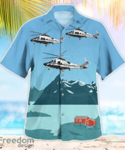 Norway - Police AgustaWestland AW-169 Beach Hawaiian Shirt Gift For Summer Holiday Product Photo 3