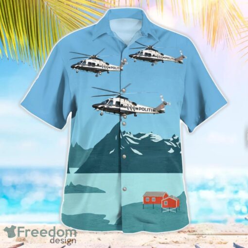 Norway - Police AgustaWestland AW-169 Beach Hawaiian Shirt Gift For Summer Holiday Product Photo 3