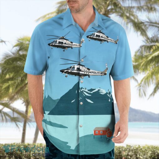 Norway - Police AgustaWestland AW-169 Beach Hawaiian Shirt Gift For Summer Holiday Product Photo 4