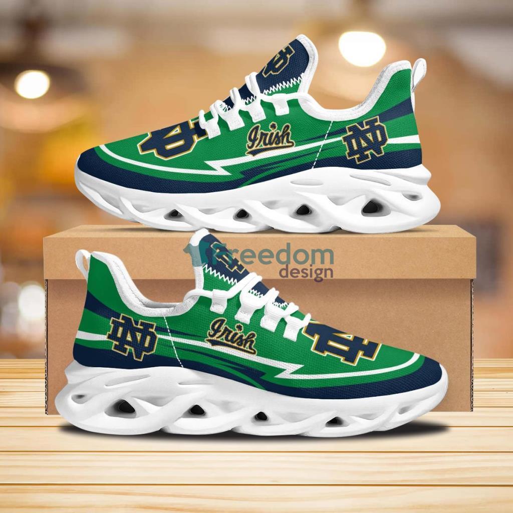 Notre Dame Fighting Irish Are Coming Curves Max Soul Shoes New Sneaker image Notre Dame Fighting Irish Are Coming Curves Max Soul Shoes New Sneaker Product Photo 1