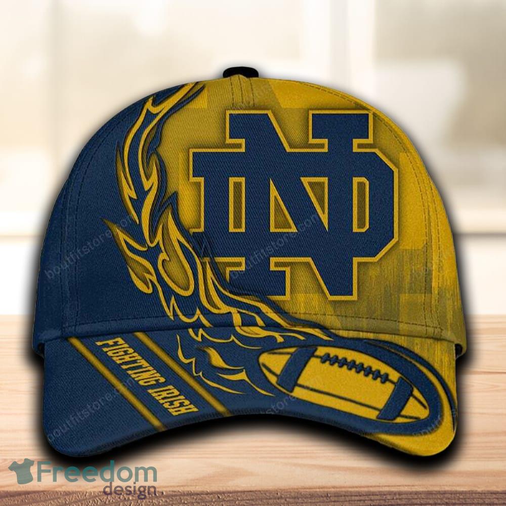 Notre Dame Fighting Irish Cap Hat Hot Trending Full Printed Gift Mens Fans - Notre Dame Fighting Irish Cap Hat Hot Trending Full Printed Gift Mens Fans