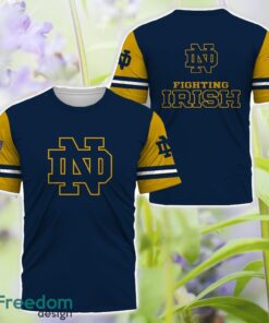 Notre Dame Fighting Irish Logo Team 3D T-Shirt Sweatshirt Hoodie Zip Hoodie For Fans Product Photo 3