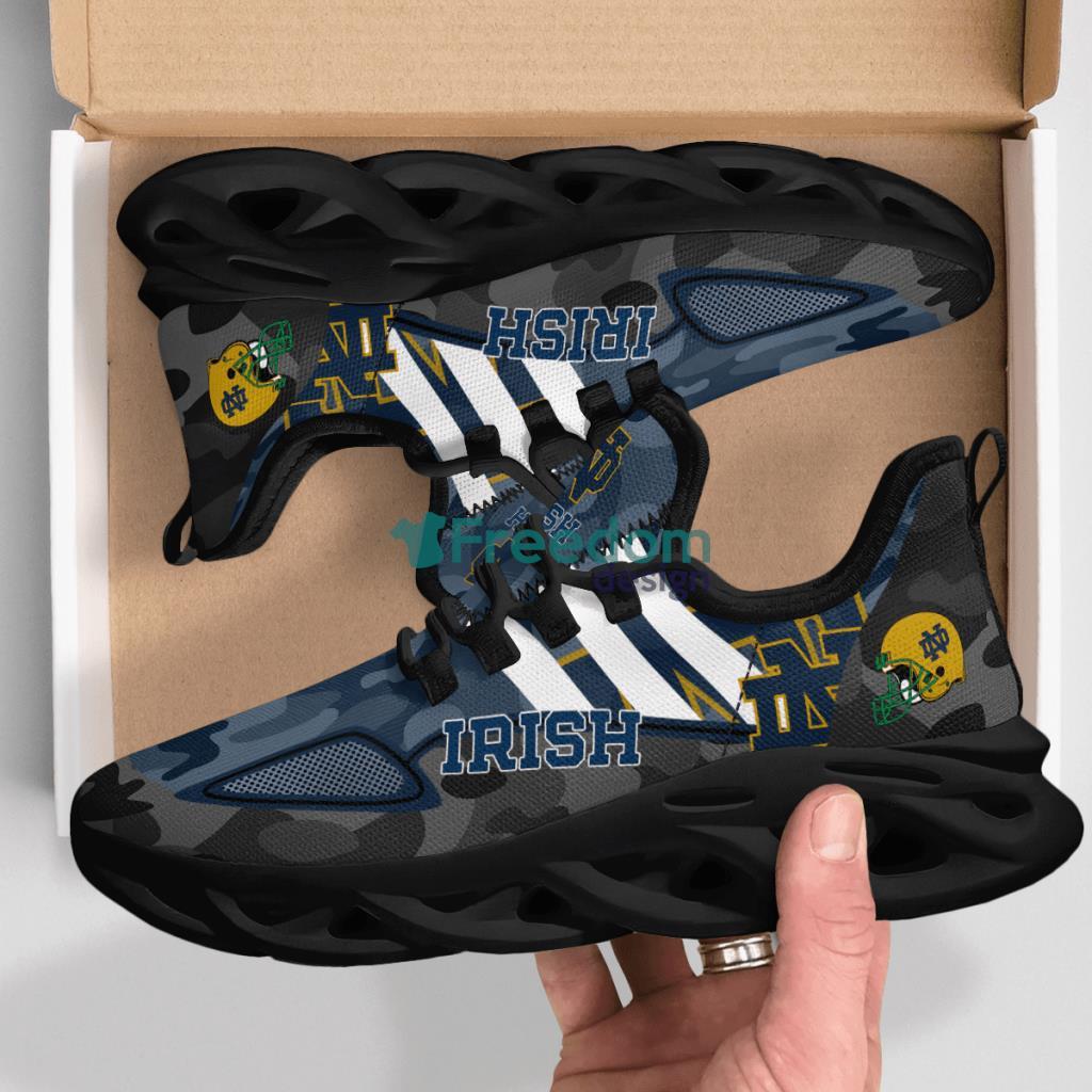 Notre Dame Fighting Irish Military Camouflage Max Soul Shoes New Sneaker image Notre Dame Fighting Irish Military Camouflage Max Soul Shoes New Sneaker Product Photo 1