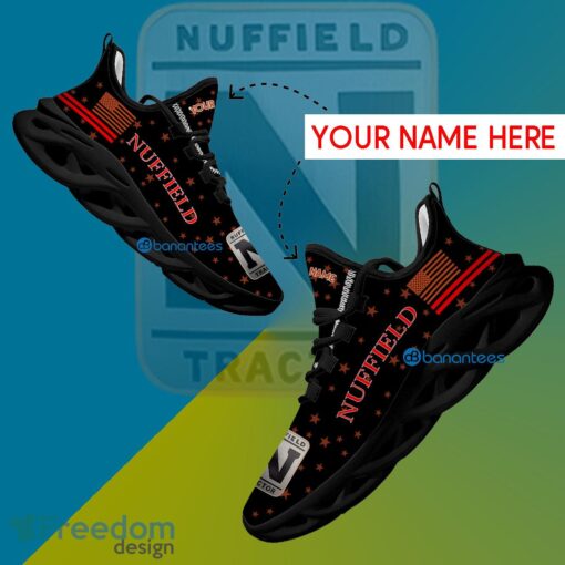 Nuffield Tractor Sport Sneaker Iconography Custom Name Gift Max Soul Shoes USA Flag Star New For Fans - Nuffield Tractor Running Shoes New Trending Personalized Photo 1