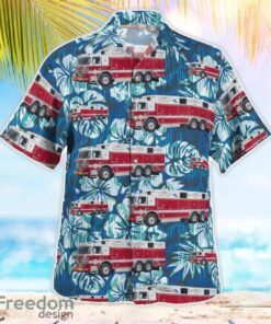 Ocean City Volunteer Fire Company, Maryland Hawaiian Shirt Beach Summer Shirt Product Photo 3