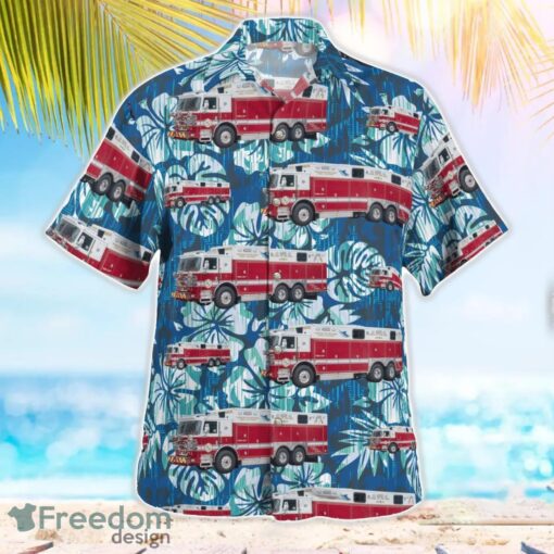 Ocean City Volunteer Fire Company, Maryland Hawaiian Shirt Beach Summer Shirt Product Photo 3