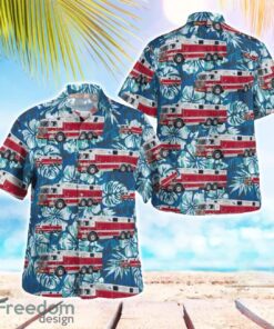 Ocean City Volunteer Fire Company, Maryland Hawaiian Shirt Beach Summer Shirt