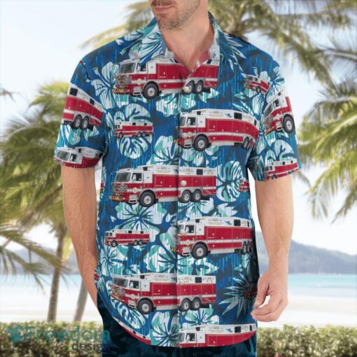 Ocean City Volunteer Fire Company, Maryland Hawaiian Shirt Beach Summer Shirt Product Photo 4