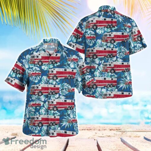 Ocean City Volunteer Fire Company, Maryland Hawaiian Shirt Beach Summer Shirt Product Photo 1