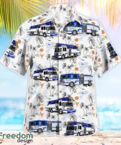 Ocean Isle Beach Fire Department, North Carolina Beach Hawaiian Shirt Gift For Summer Holiday Product Photo 3