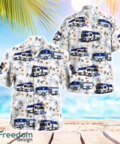 Ocean Isle Beach Fire Department, North Carolina Beach Hawaiian Shirt Gift For Summer Holiday Product Photo 1