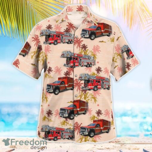 Ocean Pines Volunteer Fire Department, Maryland Hawaiian Shirt Beach Summer Gift Product Photo 3