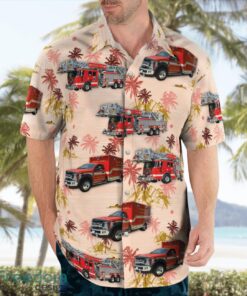 Ocean Pines Volunteer Fire Department, Maryland Hawaiian Shirt Beach Summer Gift Product Photo 4