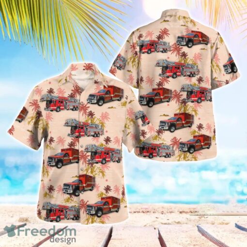 Ocean Pines Volunteer Fire Department, Maryland Hawaiian Shirt Beach Summer Gift Product Photo 1