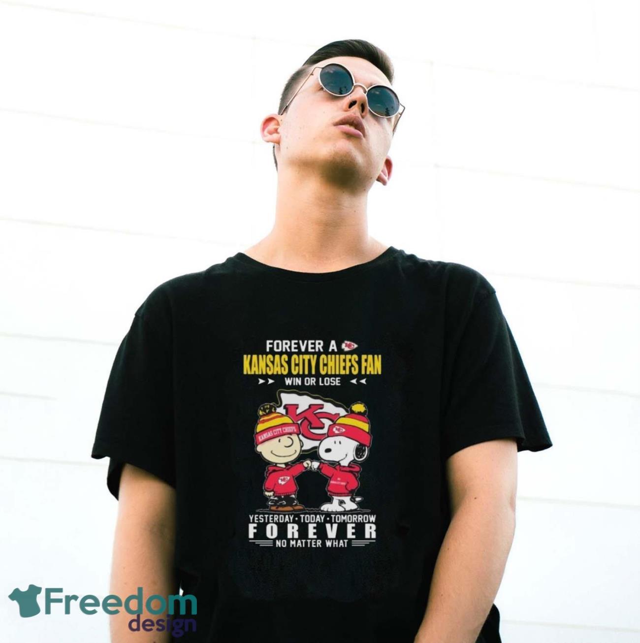 official-charlie-brown-and-snoopy-forever-a-kansas-city-chiefs-fan-win-or-lose-yesterday-today-tomorrow-forever-no-matter-what-shirt-2.jpg Official Charlie Brown and Snoopy Forever A Kansas City Chiefs fan Win Or Lose Yesterday Today Tomorrow Forever No Matter What shirt - G500 Gildan T-Shirt