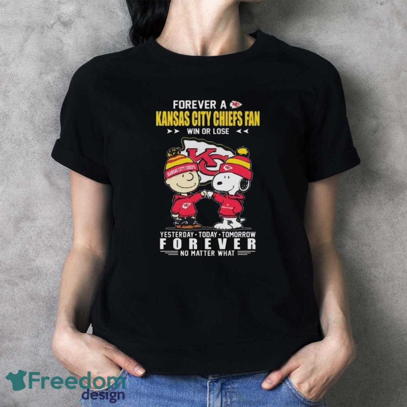 official-charlie-brown-and-snoopy-forever-a-kansas-city-chiefs-fan-win-or-lose-yesterday-today-tomorrow-forever-no-matter-what-shirt-3.jpg Official Charlie Brown and Snoopy Forever A Kansas City Chiefs fan Win Or Lose Yesterday Today Tomorrow Forever No Matter What shirt - Ladies T-Shirt