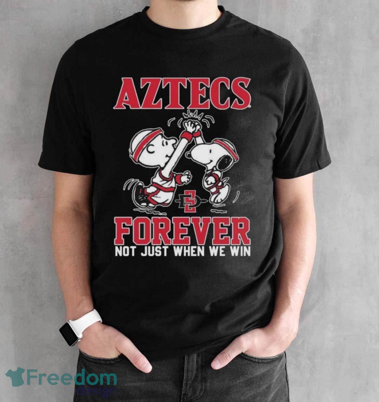 Official peanuts Snoopy And Charlie Brown San Diego High Five Forever Not Just When We Win 2024 Shirt image Official peanuts Snoopy And Charlie Brown San Diego High Five Forever Not Just When We Win 2024 Shirt - Black Unisex T-Shirt