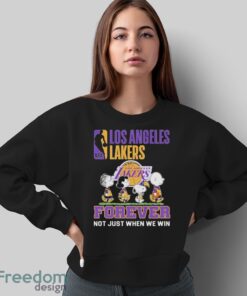 Official The Peanut Characters Abbey Road Los Angeles Lakers Forever Not Just When We Win Shirt image Official The Peanut Characters Abbey Road Los Angeles Lakers Forever Not Just When We Win Shirt - Sweatshirt
