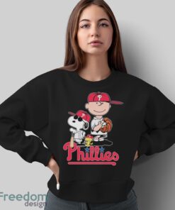 Official The Peanuts Movie Characters Philadelphia Phillies Baseball 2024 Shirt - Sweatshirt